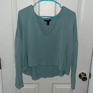 turquoise long sleeve